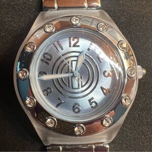 R.J. Graziano Silver Smartwatch with Modern Design Blue